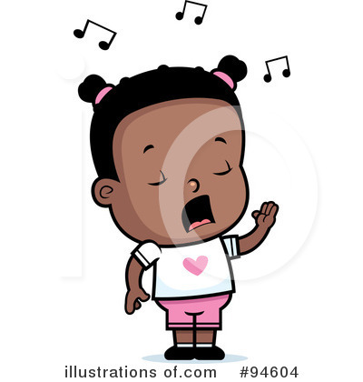 Royalty-Free (RF) Singing Clipart Illustration by Cory Thoman - Stock Sample #94604
