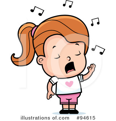 Royalty-Free (RF) Singing Clipart Illustration by Cory Thoman - Stock Sample #94615