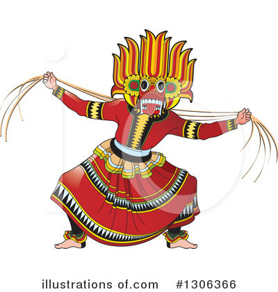 Royalty-Free (RF) Sinhala Clipart Illustration by Lal Perera - Stock Sample #1306366