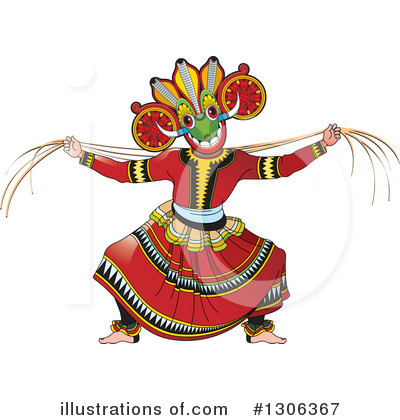 Royalty-Free (RF) Sinhala Clipart Illustration by Lal Perera - Stock Sample #1306367