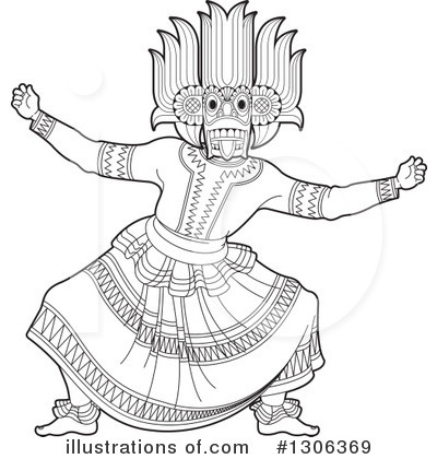 Royalty-Free (RF) Sinhala Clipart Illustration by Lal Perera - Stock Sample #1306369