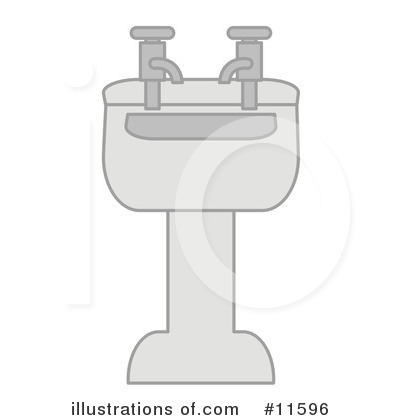 Sink Clipart #11596 by AtStockIllustration