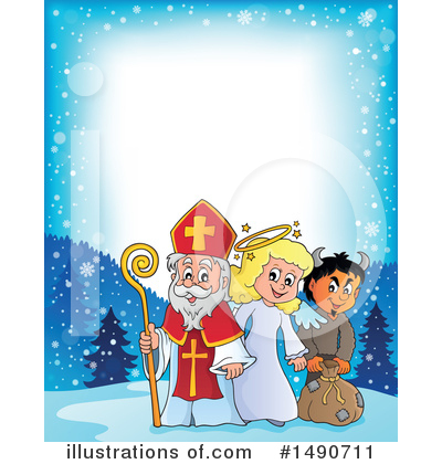 Royalty-Free (RF) Sinterklaas Clipart Illustration by visekart - Stock Sample #1490711