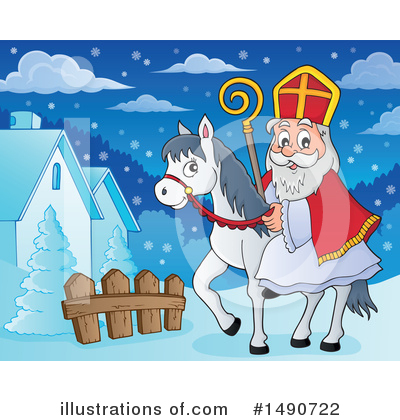 Royalty-Free (RF) Sinterklaas Clipart Illustration by visekart - Stock Sample #1490722