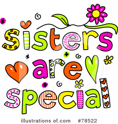 Royalty-Free (RF) Sisters Clipart Illustration by Prawny - Stock Sample #78522
