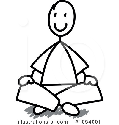 Royalty-Free (RF) Sitting Clipart Illustration by Frog974 - Stock Sample #1054001