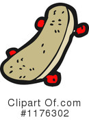 Skateboard Clipart #1176302 by lineartestpilot