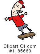 Skateboard Clipart #1185669 by lineartestpilot
