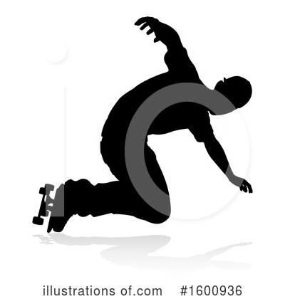 Royalty-Free (RF) Skateboarder Clipart Illustration by AtStockIllustration - Stock Sample #1600936