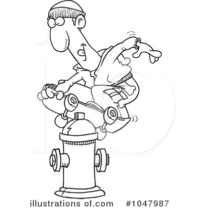 Fire Hydrant Clipart #1047987 by toonaday
