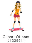 Skateboarding Clipart #1229611 by BNP Design Studio
