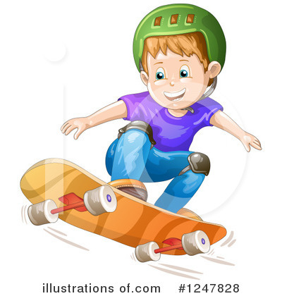 Skateboarding Clipart #1247828 by merlinul