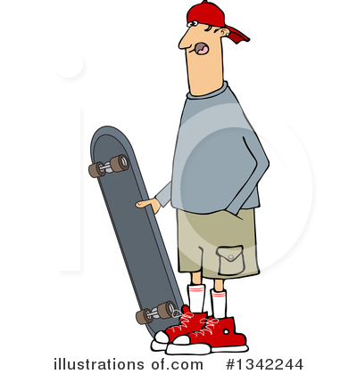 Skateboard Clipart #1342244 by djart