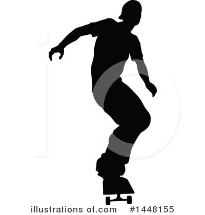 Royalty-Free (RF) Skateboarding Clipart Illustration by AtStockIllustration - Stock Sample #1448155