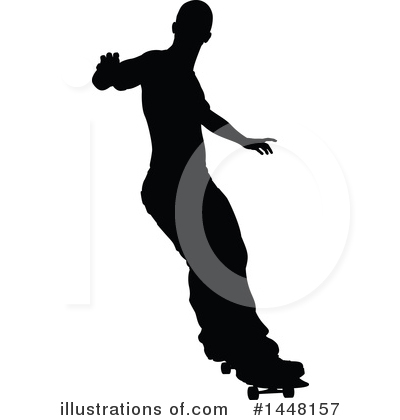 Royalty-Free (RF) Skateboarding Clipart Illustration by AtStockIllustration - Stock Sample #1448157