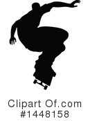 Skateboarding Clipart #1448158 by AtStockIllustration