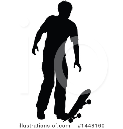 Royalty-Free (RF) Skateboarding Clipart Illustration by AtStockIllustration - Stock Sample #1448160