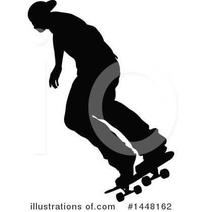 Royalty-Free (RF) Skateboarding Clipart Illustration by AtStockIllustration - Stock Sample #1448162