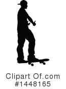 Skateboarding Clipart #1448165 by AtStockIllustration