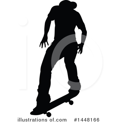 Royalty-Free (RF) Skateboarding Clipart Illustration by AtStockIllustration - Stock Sample #1448166