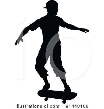 Royalty-Free (RF) Skateboarding Clipart Illustration by AtStockIllustration - Stock Sample #1448168