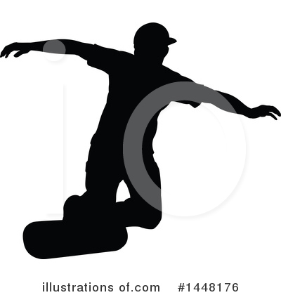 Royalty-Free (RF) Skateboarding Clipart Illustration by AtStockIllustration - Stock Sample #1448176