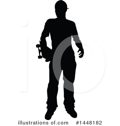 Royalty-Free (RF) Skateboarding Clipart Illustration by AtStockIllustration - Stock Sample #1448182