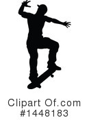 Skateboarding Clipart #1448183 by AtStockIllustration