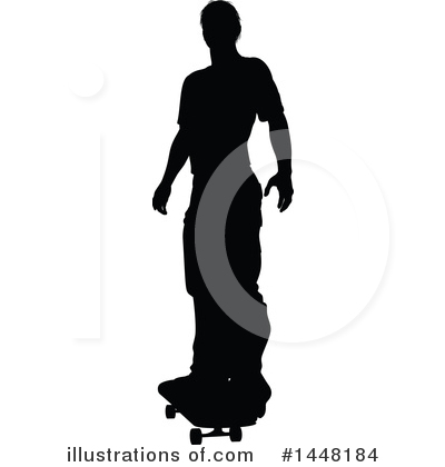 Royalty-Free (RF) Skateboarding Clipart Illustration by AtStockIllustration - Stock Sample #1448184