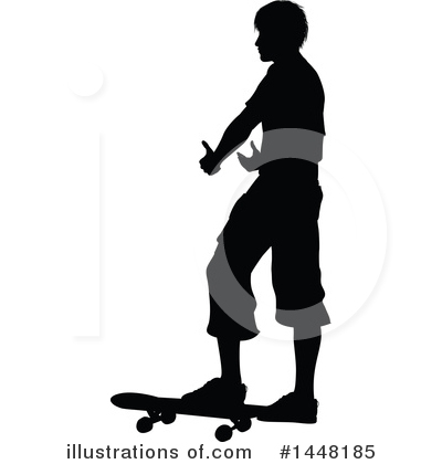 Royalty-Free (RF) Skateboarding Clipart Illustration by AtStockIllustration - Stock Sample #1448185