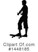 Skateboarding Clipart #1448185 by AtStockIllustration