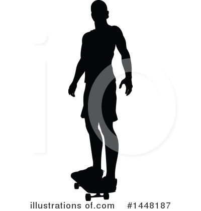 Royalty-Free (RF) Skateboarding Clipart Illustration by AtStockIllustration - Stock Sample #1448187