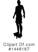 Skateboarding Clipart #1448187 by AtStockIllustration