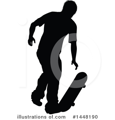 Royalty-Free (RF) Skateboarding Clipart Illustration by AtStockIllustration - Stock Sample #1448190