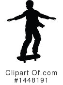 Skateboarding Clipart #1448191 by AtStockIllustration