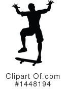 Skateboarding Clipart #1448194 by AtStockIllustration