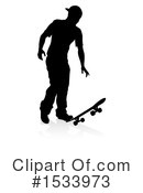 Skateboarding Clipart #1533973 by AtStockIllustration