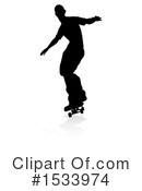 Skateboarding Clipart #1533974 by AtStockIllustration