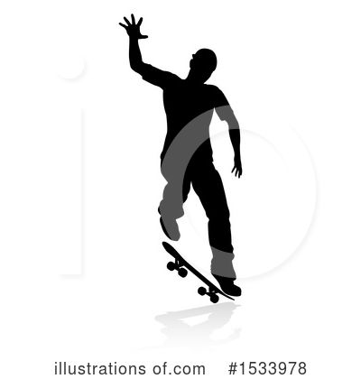 Royalty-Free (RF) Skateboarding Clipart Illustration by AtStockIllustration - Stock Sample #1533978