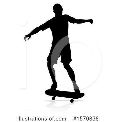 Royalty-Free (RF) Skateboarding Clipart Illustration by AtStockIllustration - Stock Sample #1570836