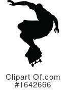 Skateboarding Clipart #1642666 by AtStockIllustration