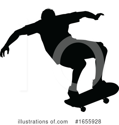 Royalty-Free (RF) Skateboarding Clipart Illustration by AtStockIllustration - Stock Sample #1655928