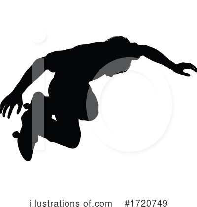 Royalty-Free (RF) Skateboarding Clipart Illustration by AtStockIllustration - Stock Sample #1720749