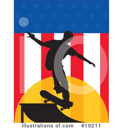 Skateboarding Clipart #19211 by Maria Bell