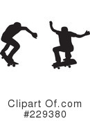 Skateboarding Clipart #229380 by patrimonio