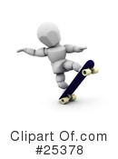 Skateboarding Clipart #25378 by KJ Pargeter