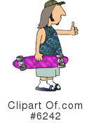 Skateboarding Clipart #6242 by djart