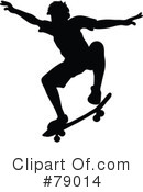 Skateboarding Clipart #79014 by Pams Clipart