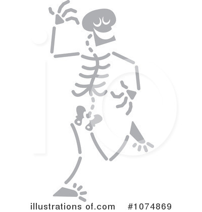 Royalty-Free (RF) Skeleton Clipart Illustration by Zooco - Stock Sample #1074869
