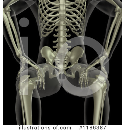 Royalty-Free (RF) Skeleton Clipart Illustration by KJ Pargeter - Stock Sample #1186387